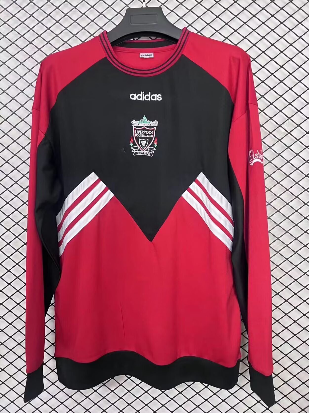 AAA Quality Liverpool 94/95 Special Black/Red Long Soccer Jersey